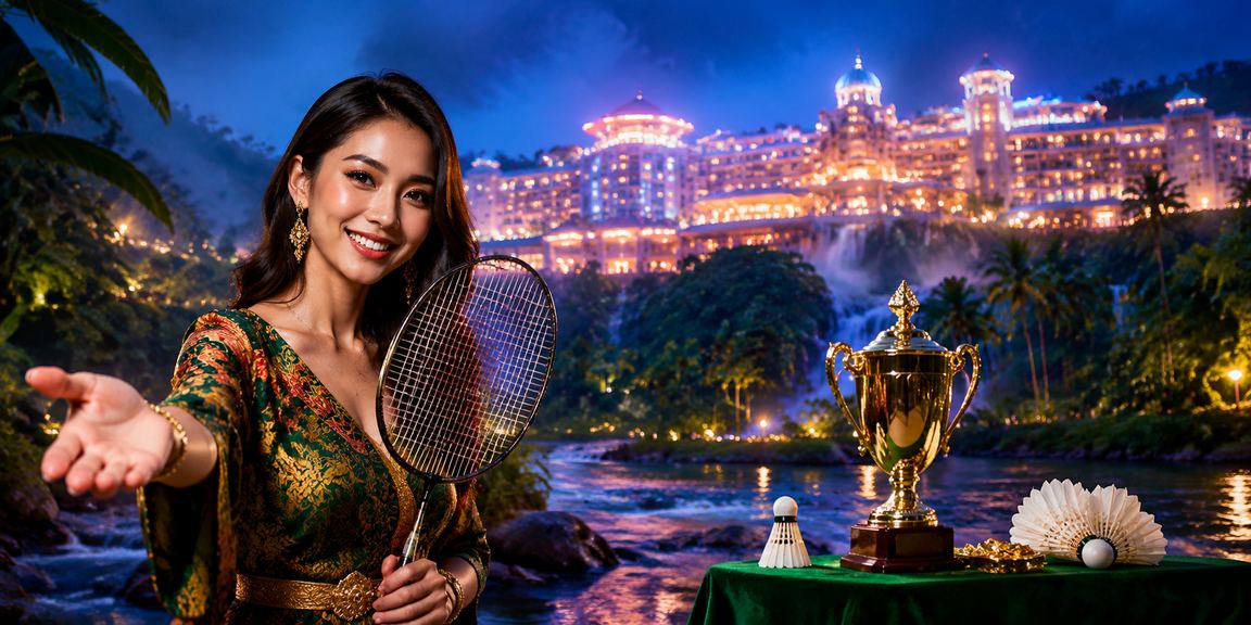 Suasana kasino hiburan bergaya Malaysia di Genting Highlands