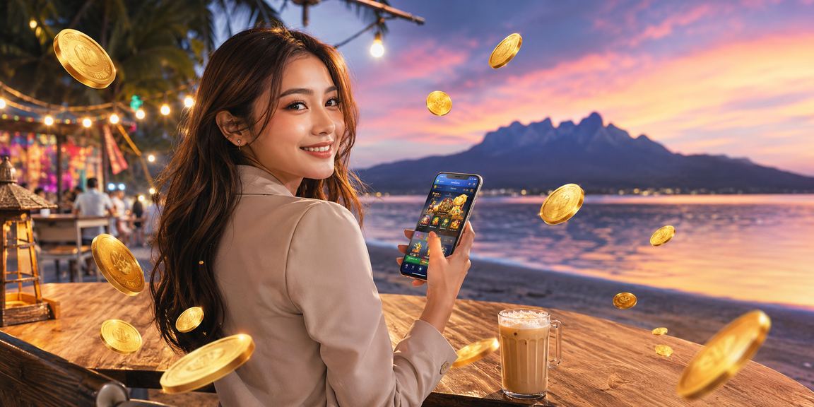 Pemain bermain kasino mudah alih di Sabah menggunakan telefon pintar
